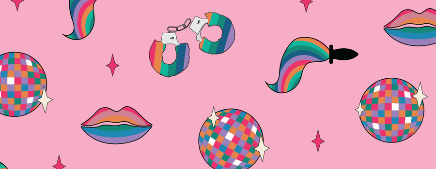 LGBTQ Sex Toys for Pride Month Illustrated Blog Image