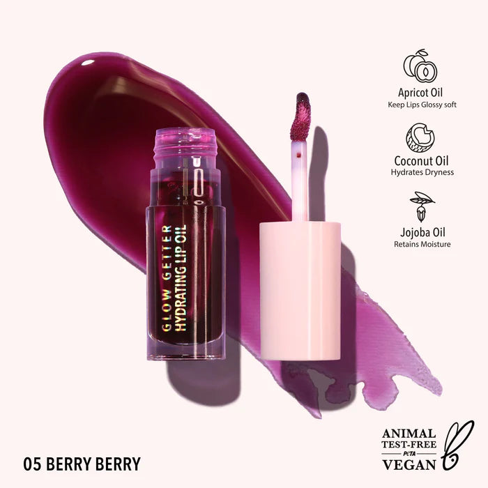 Glow Getter Hydrating Lip Oil (Berry Berry - 005)