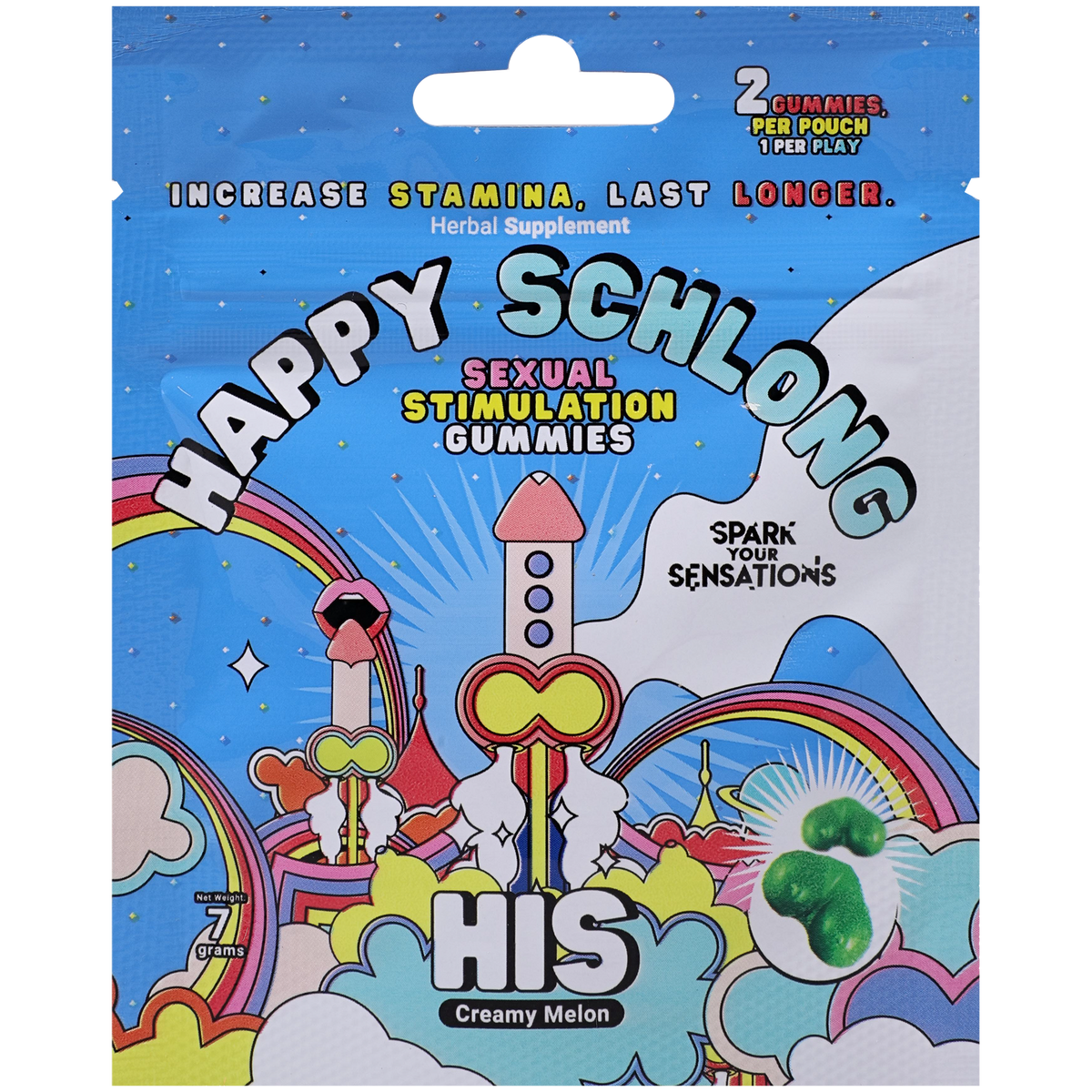 Happy Schlong (His) Sexual Stimulation Gummies