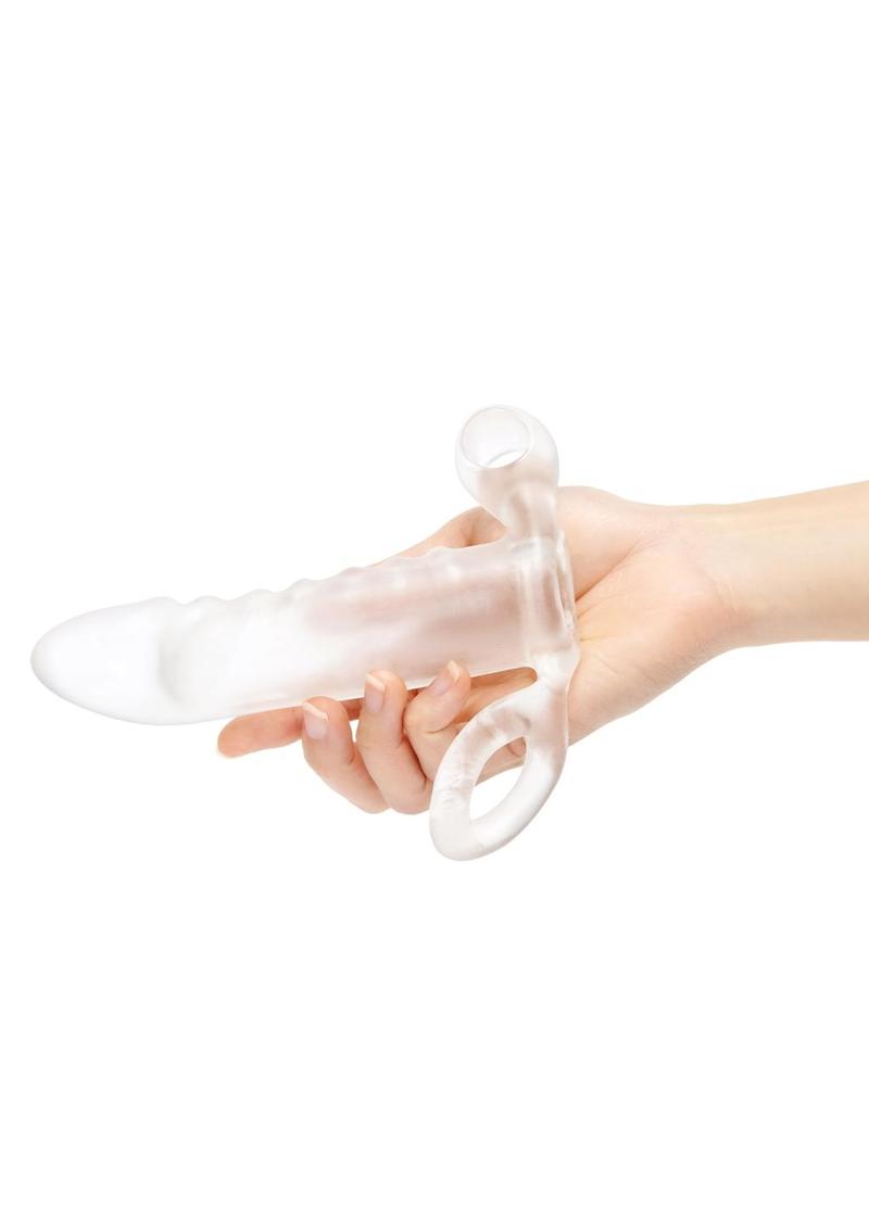 Size Up 2" Vibrating Penis Extender with Ball Loop