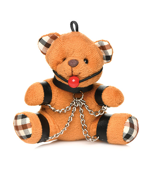 Gagged Teddy Bear Keychain