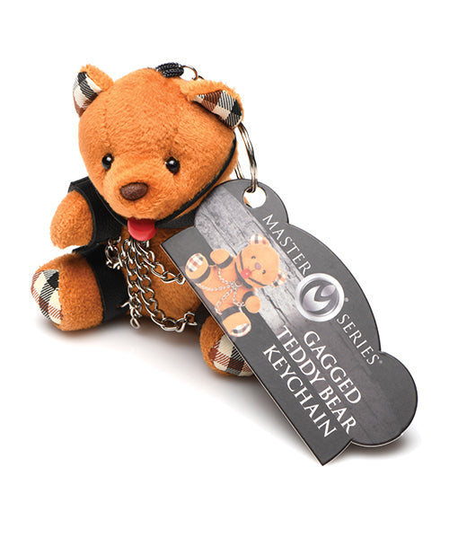 Gagged Teddy Bear Keychain