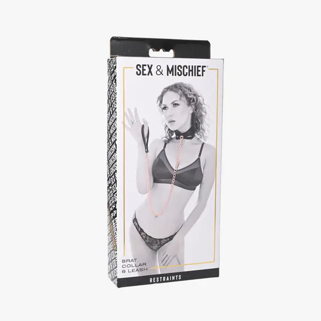 S&M Brat Collar & Leash