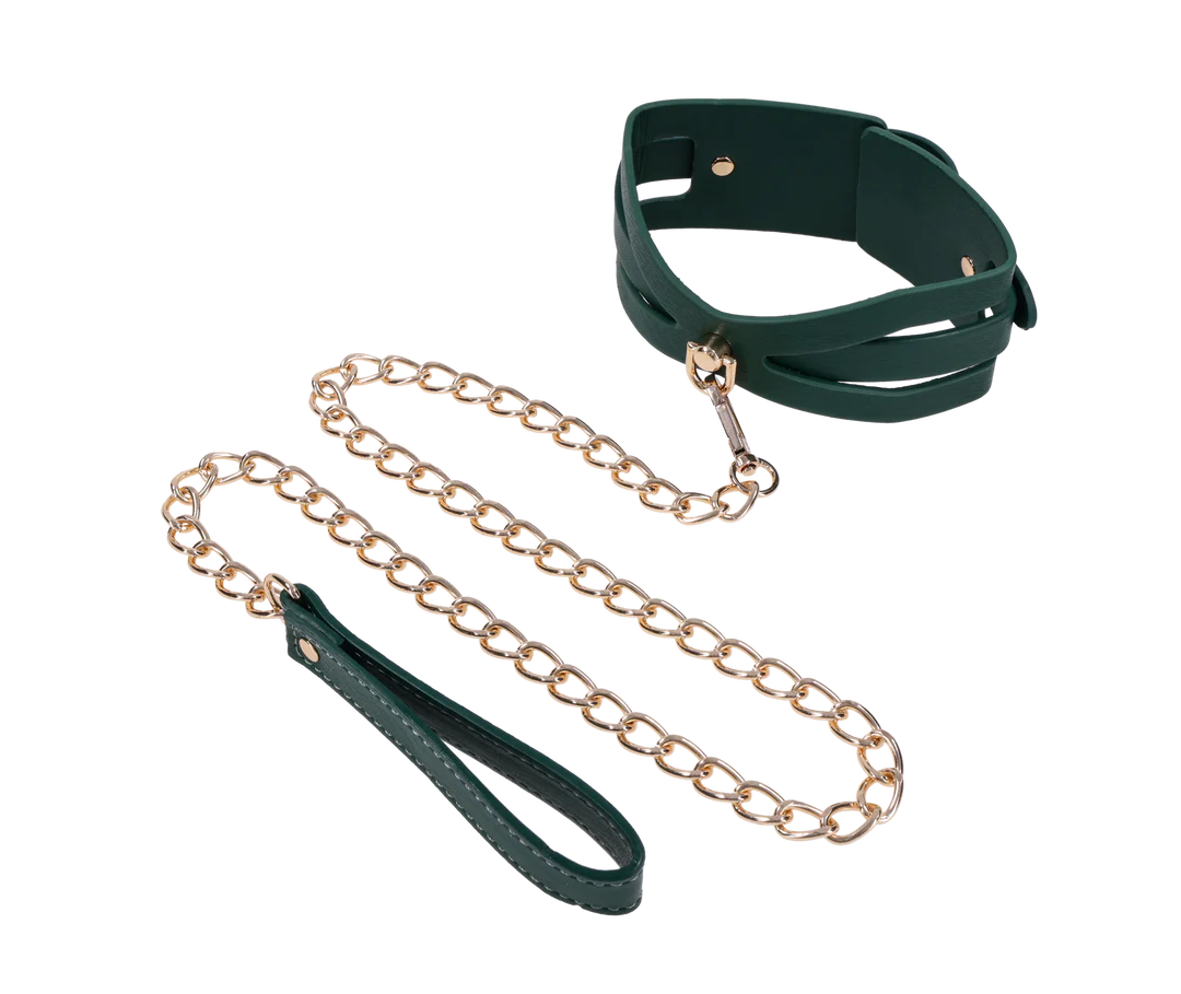 S&M Indica Cutout Collar and Leash