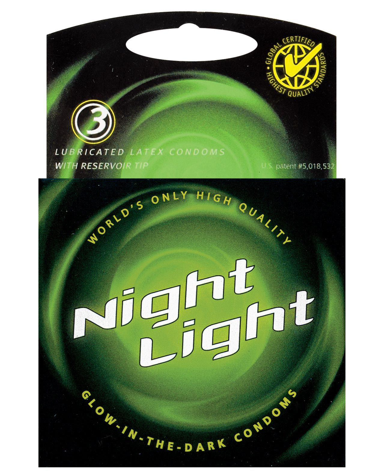 Night Light Glow in the Dark Condoms 3-Pack
