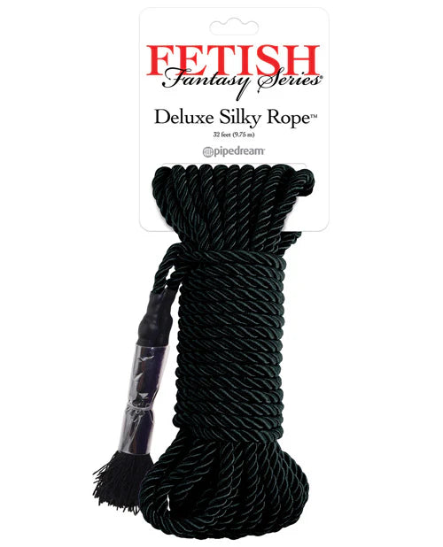 Fetish Fantasy Silk Rope Black