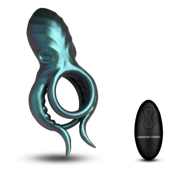 Creature Cocks Octo Grip Vibrating Silicone Cock Ring