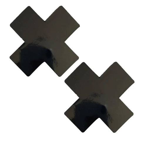 Black Wet Vinyl X Pasties