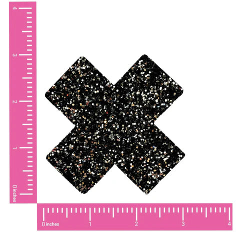 Charcoal Glitter X Pasties