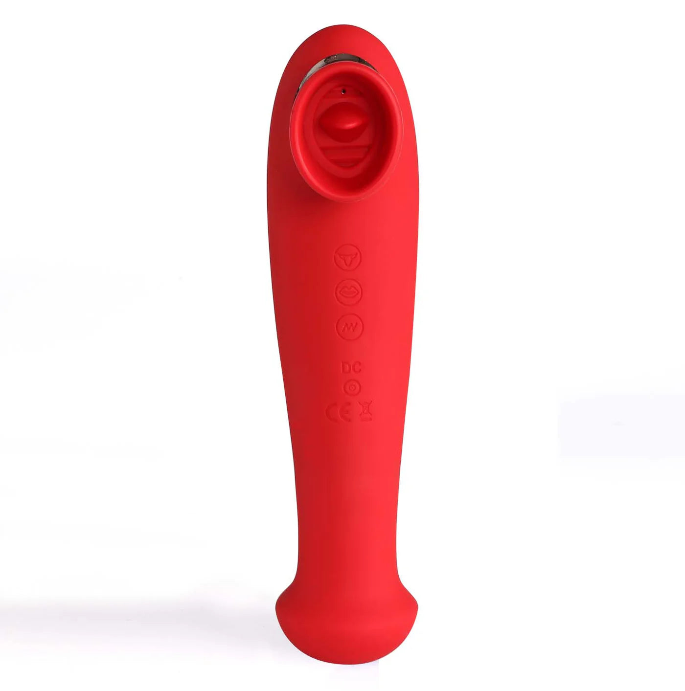 DESTINY 15-Function Rechargeable Suction + Vibration Red