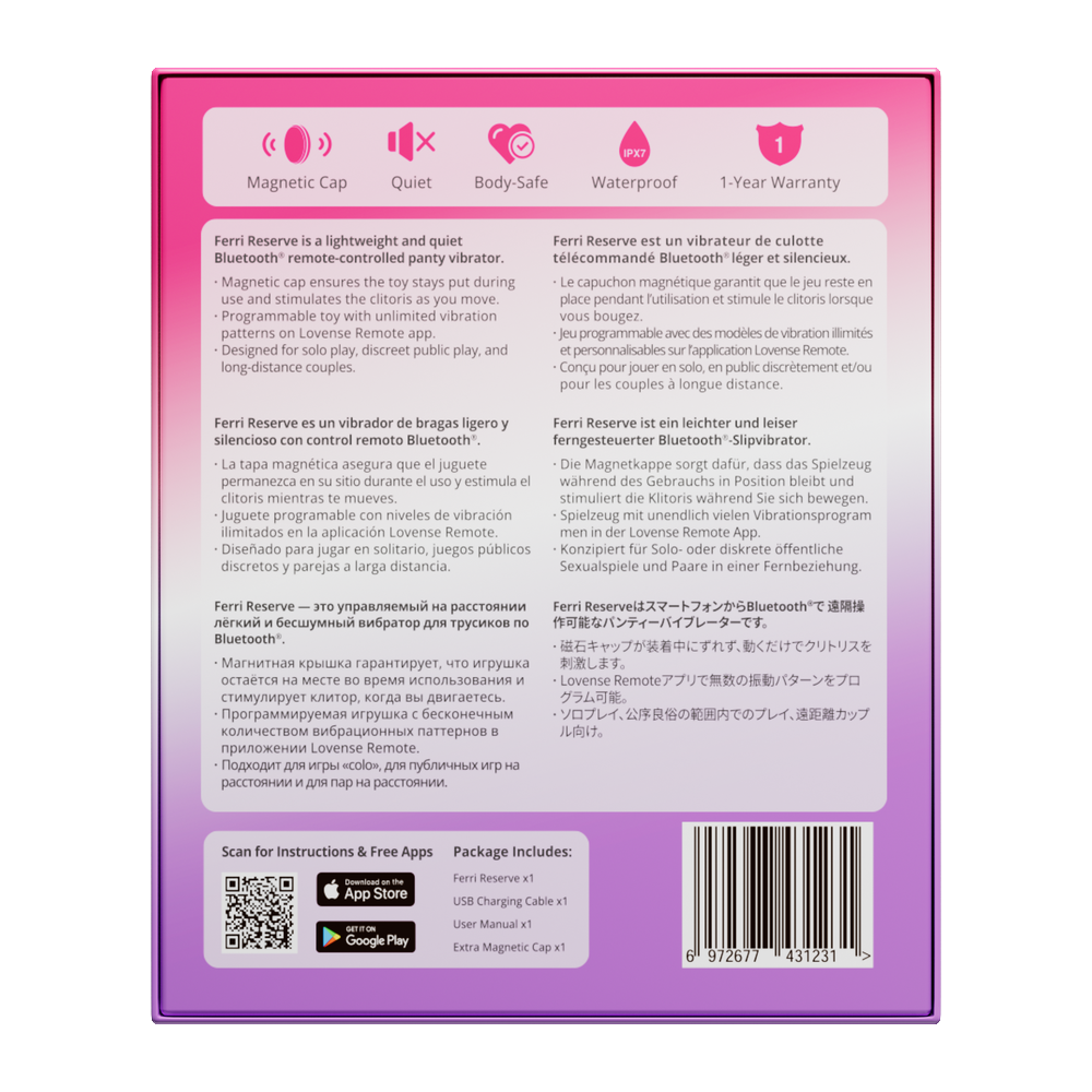 Lovense Ferri Reserve Panty Vibe Special Edition in Lavender
