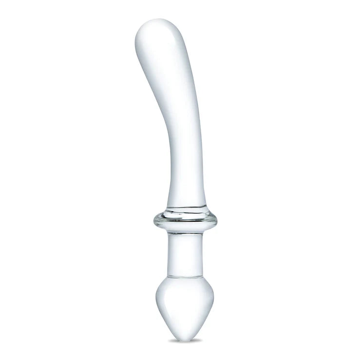 Gläs 9" Classic Curved Dual-Ended Glass Dildo