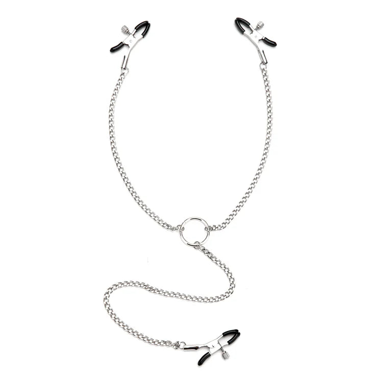 Lux Fetish Adjustable Nipple Clamps & Clit Clamp