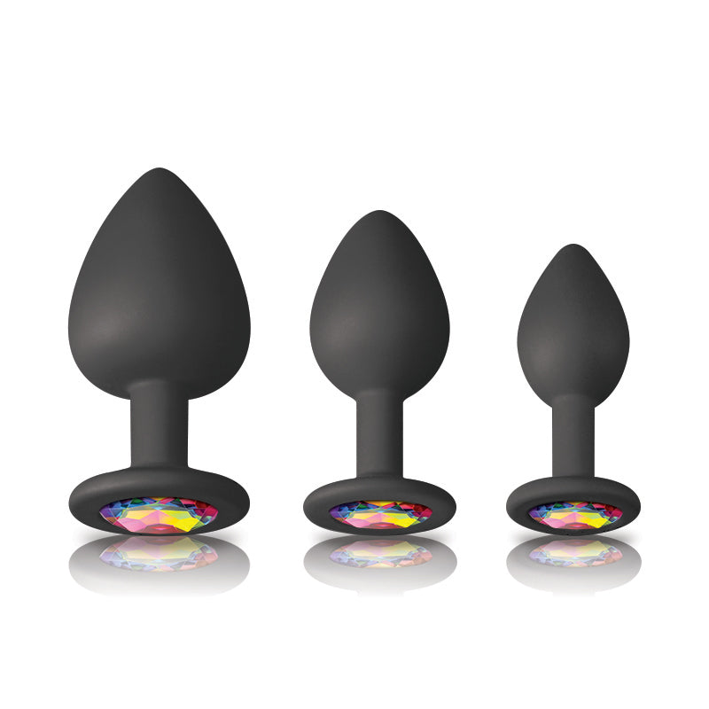 Glams Spades Anal Trainer Kit in Black