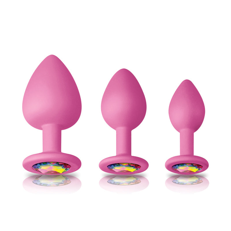 Glams Spades Anal Trainer Kit in Pink