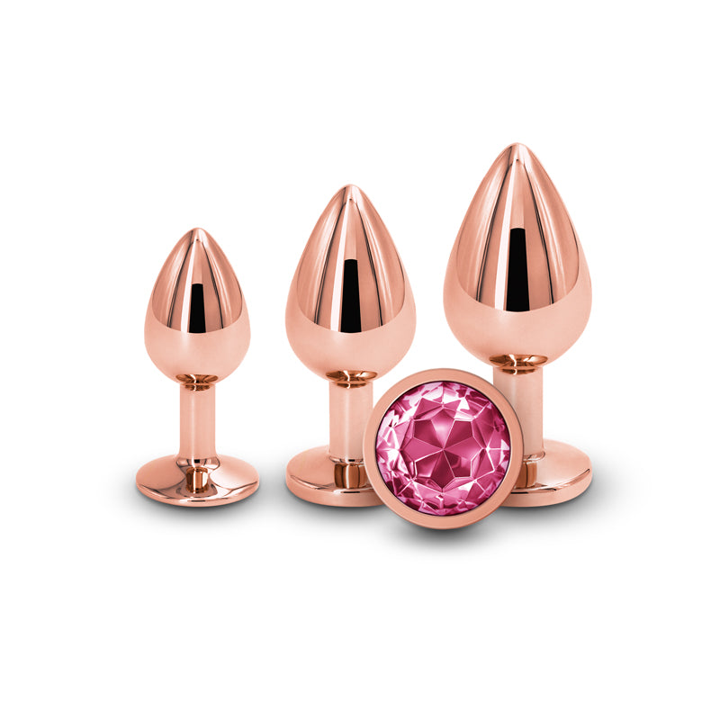 Rear Assets Jewel Plug Trainer Kit Rose Gold