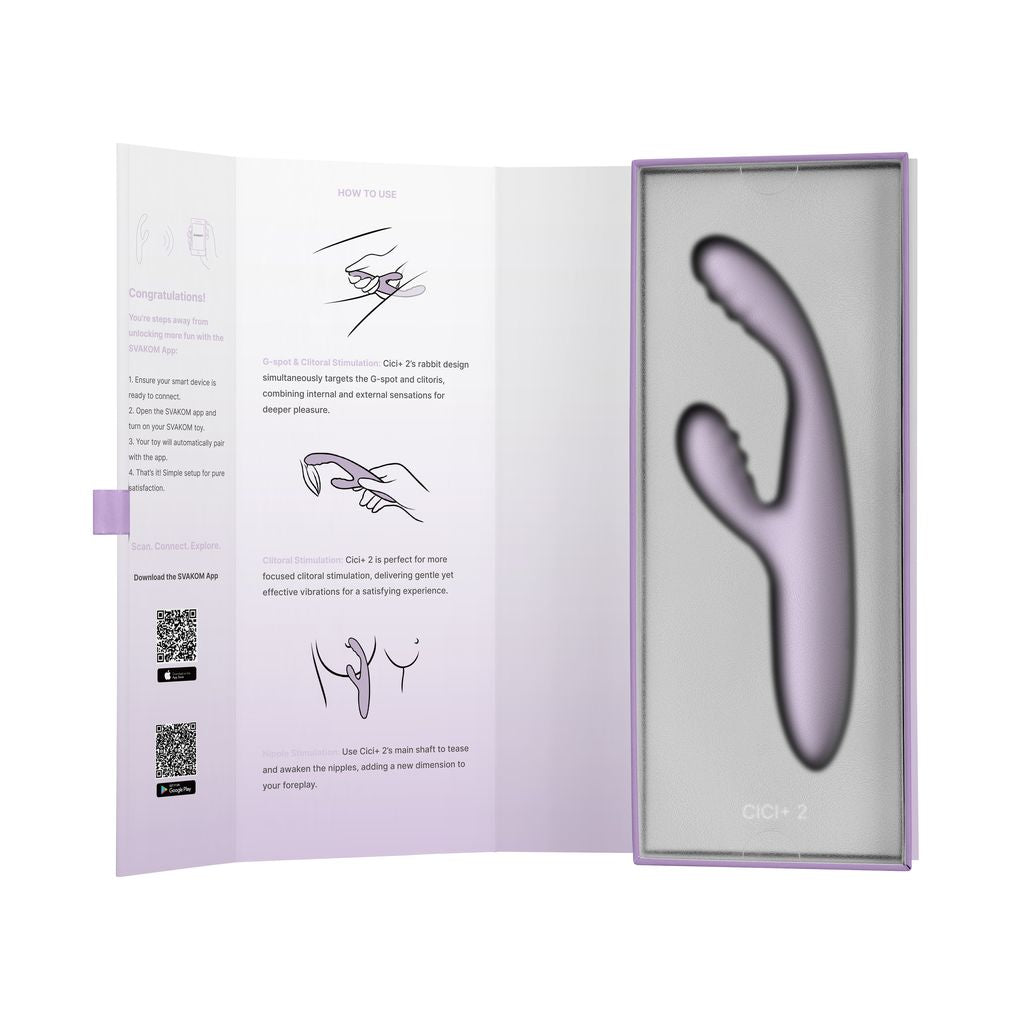 Cici+ 2 Slim Rabbit Vibrator