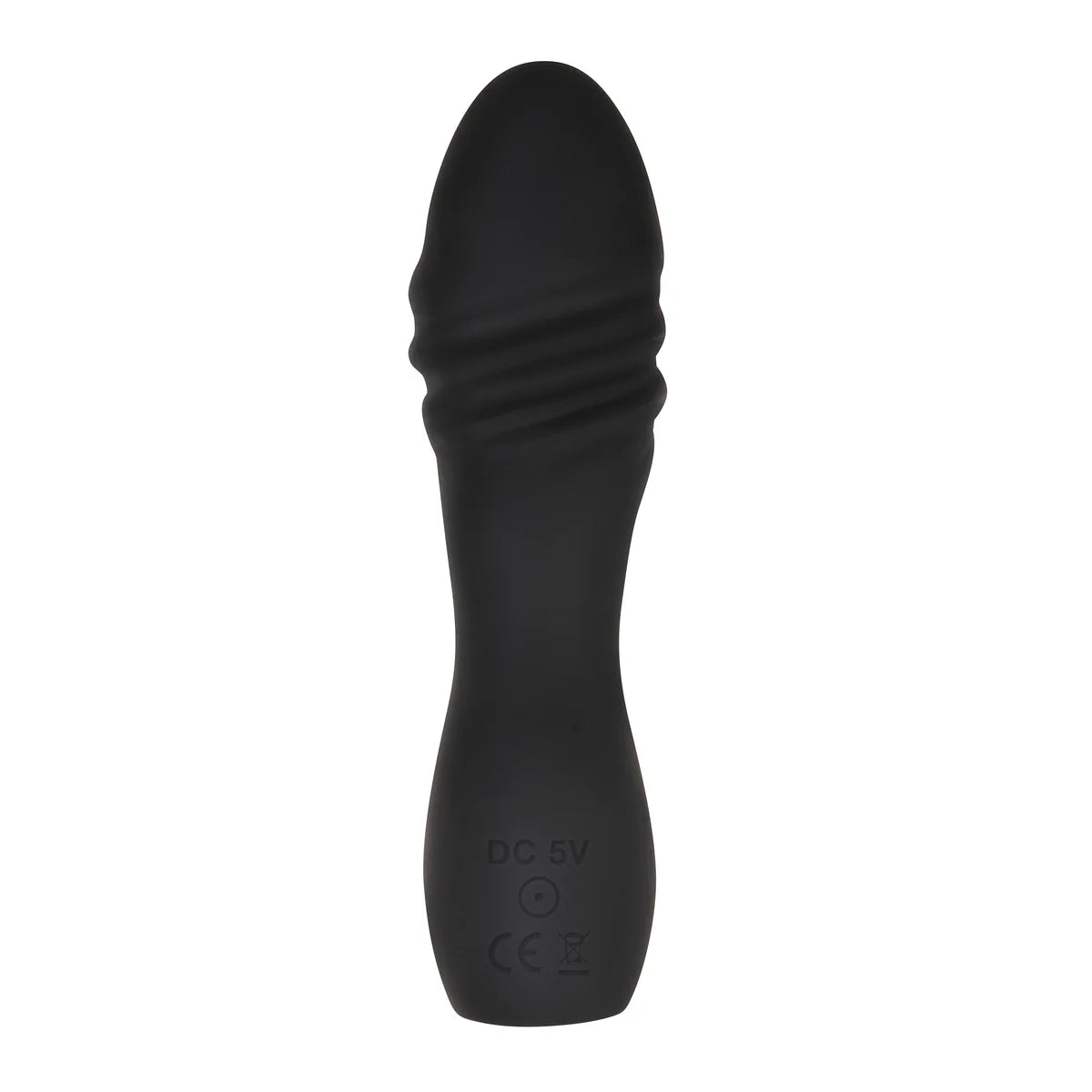 Intrigue The Flirt Silicone Bullet in Black