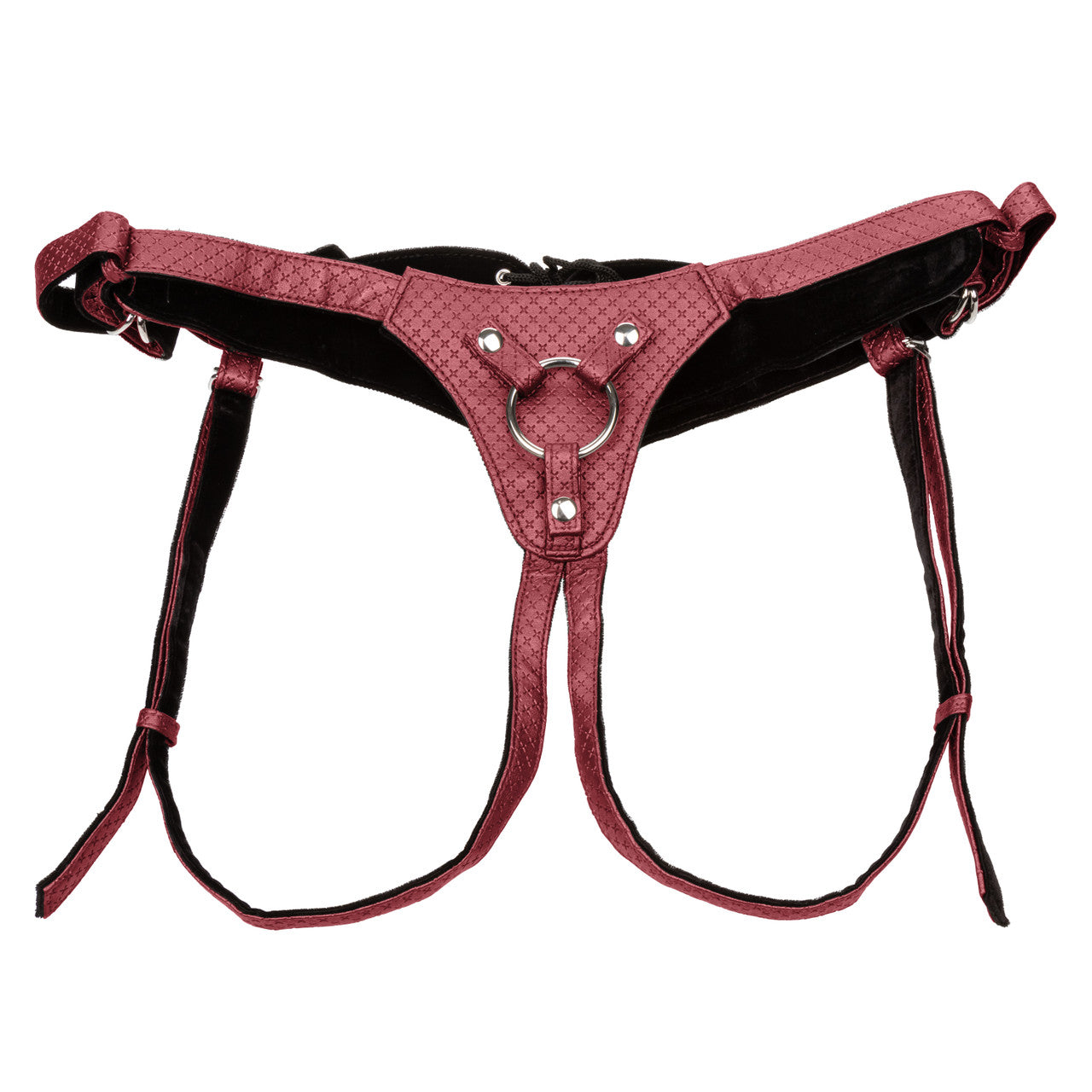 Her Royal Harness The Regal Queen in Red