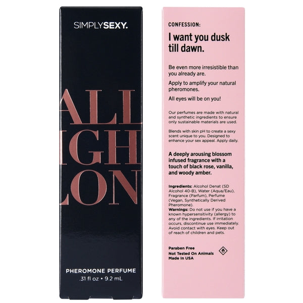 Simply Sexy Pheromone Perfume Spray in All Night Long