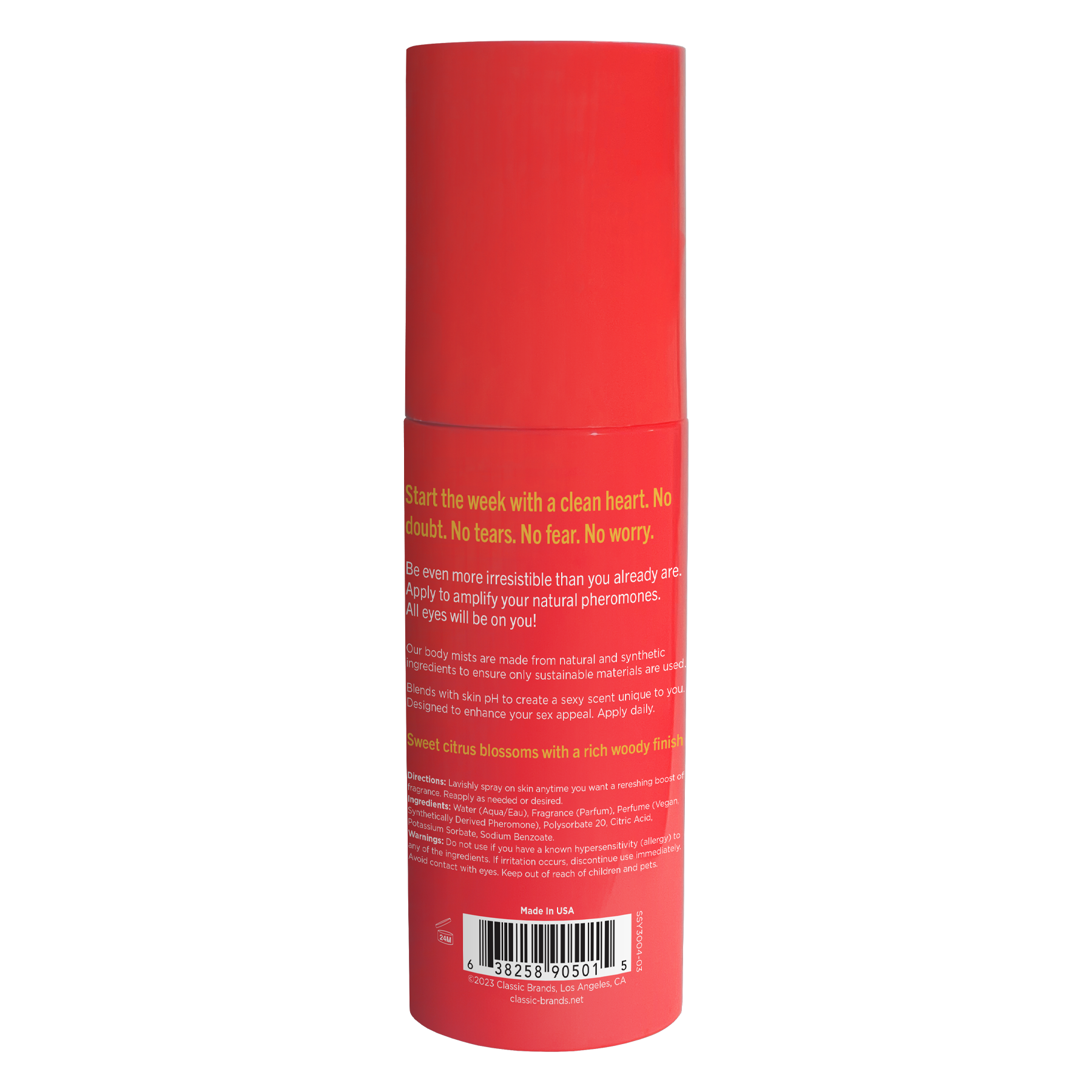 Simply Sexy Pheromone Body Mist Lazy Sunday