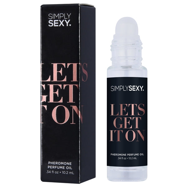 Simply Sexy Pheromone Perfume Roll On in Let's Get It On