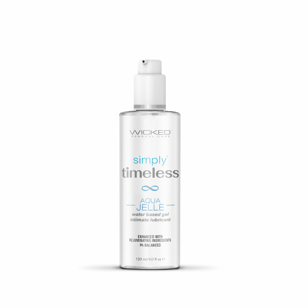 Simply® Timeless 4oz Aqua Jelle Water Based Lubricant