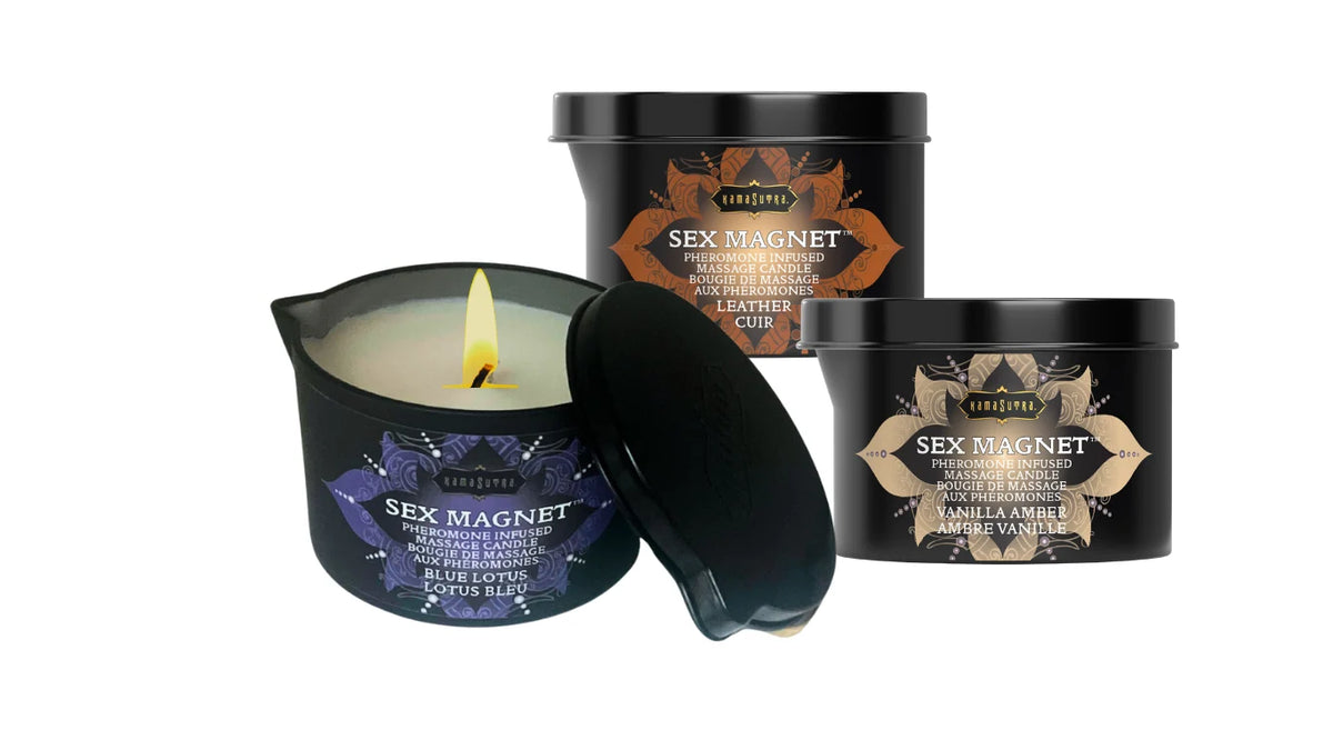 Kama Sutra Sex Magnet Pheromone Infused Massage Candle