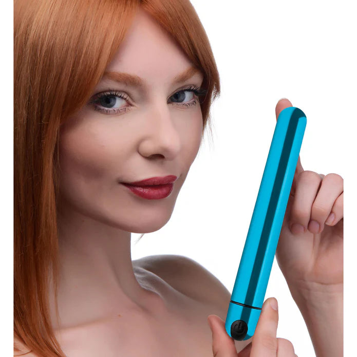 BANG! 10X Slim Blue Metallic Bullet