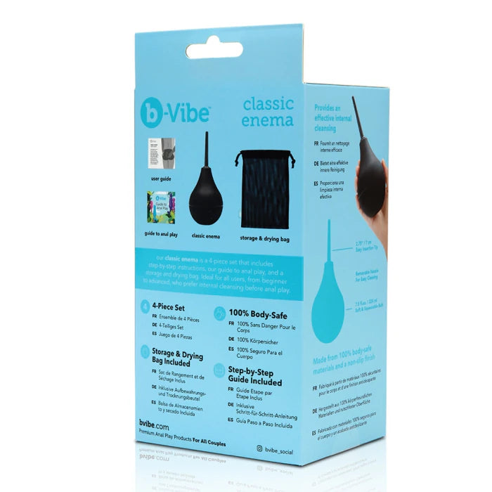 b-Vibe Classic Enema Bulb Set