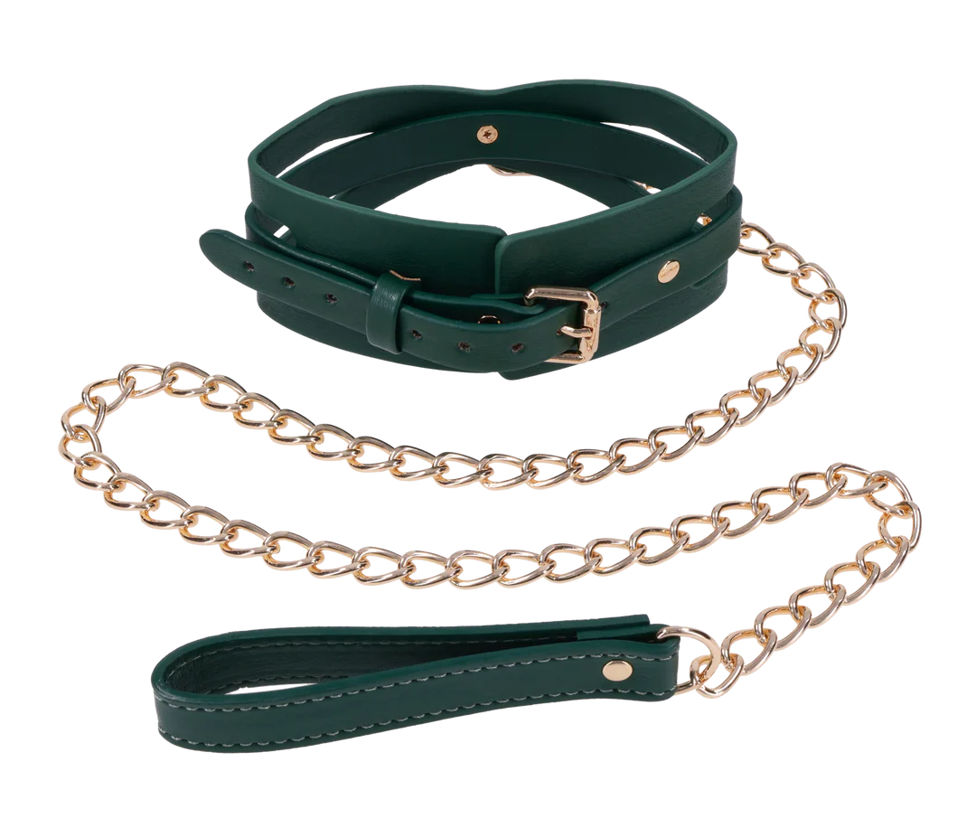 S&M Indica Cutout Collar and Leash