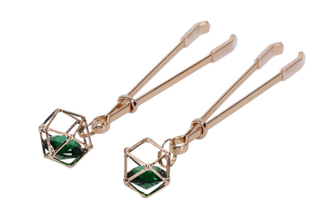 S&M Indica Crystal Nipple Clips