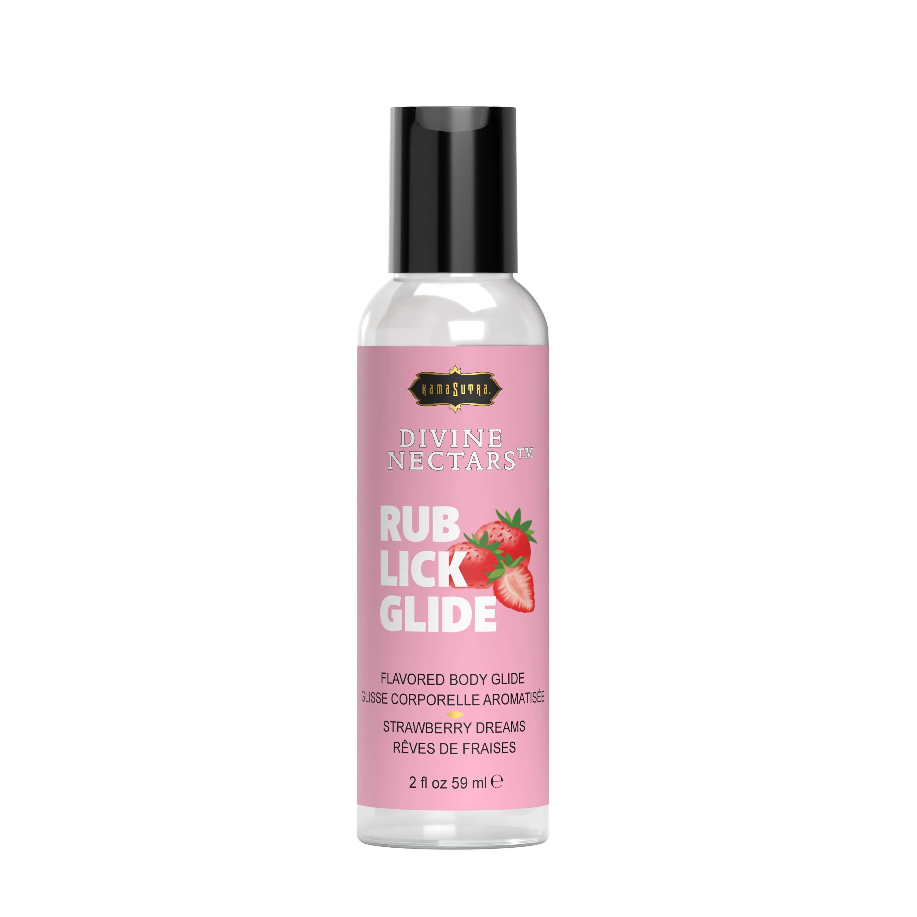 Kama Sutra Divine Nectars Body Glide Strawberry Dreams 2 oz