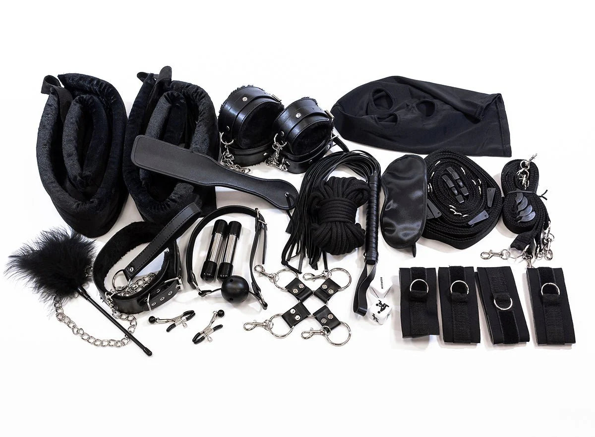 Intrigue Advanced Bondage Kit Black
