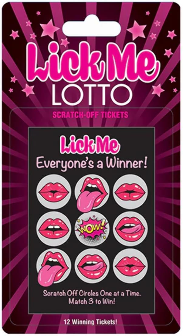 Lick Me Lotto Scratch-Off Tickets
