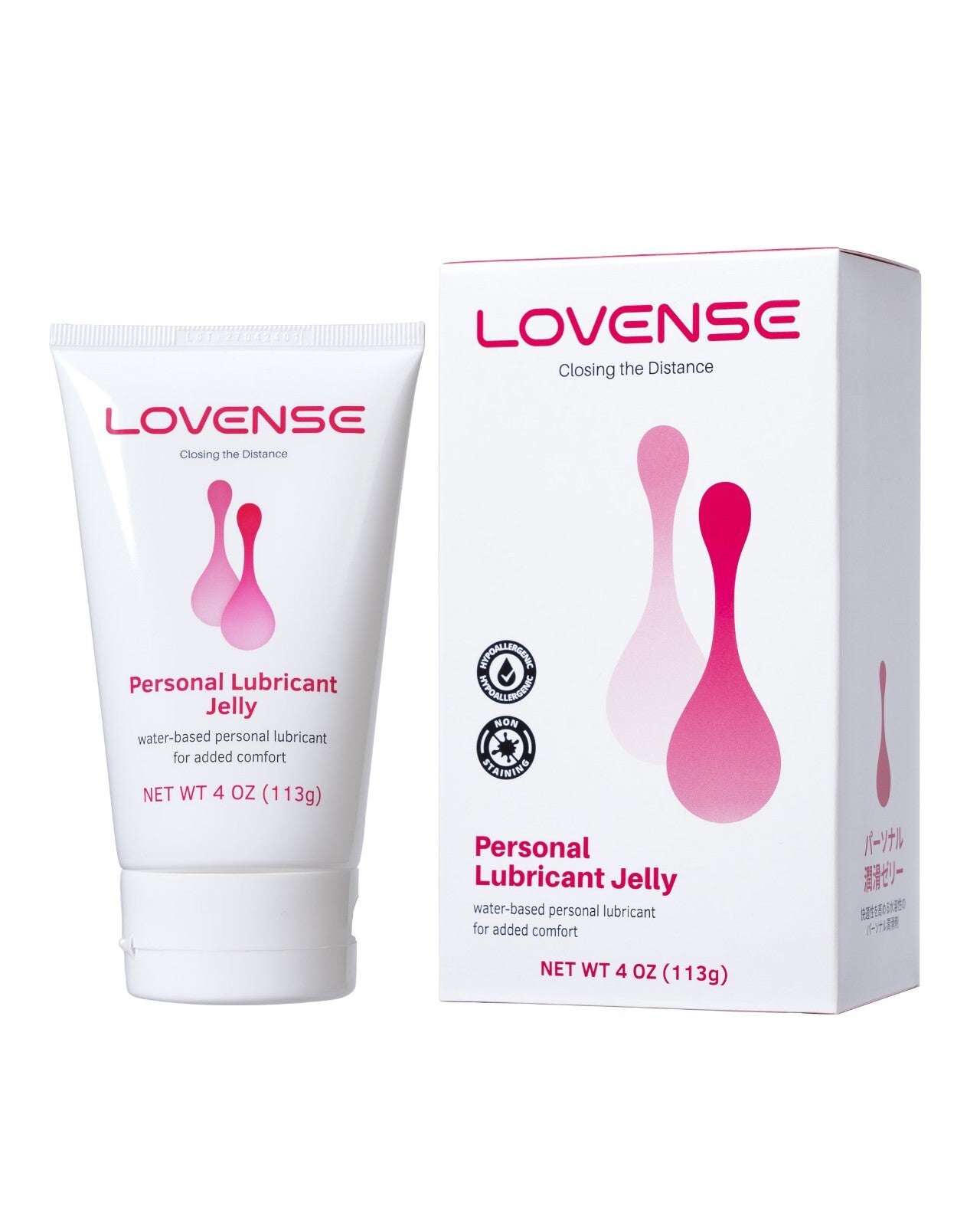 Lovense Water Lube Jelly 4oz