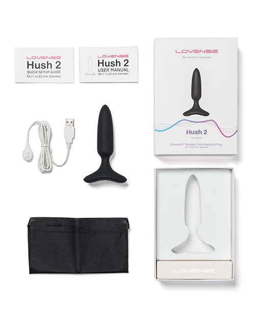 Lovense Hush 2 1.50″ Vibrating Butt Plug