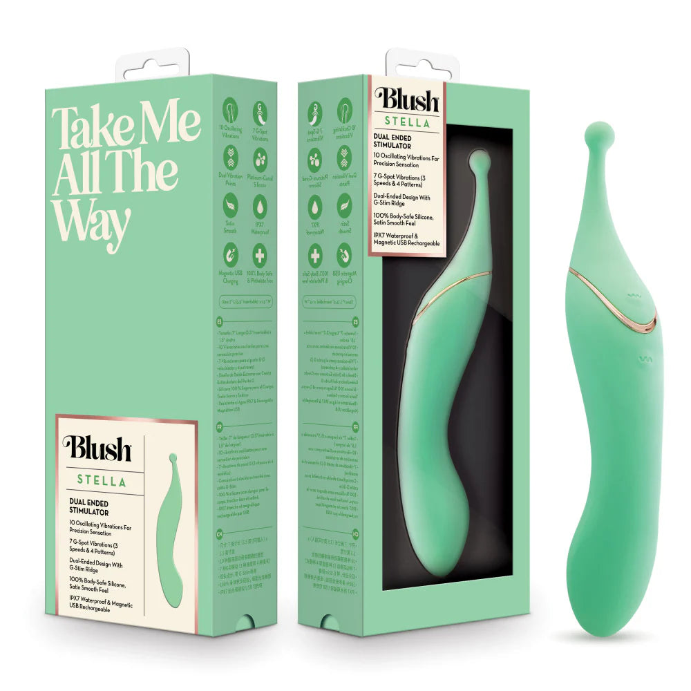 Stella Dual-Ended Clitoral G-Spot Vibrating Wand