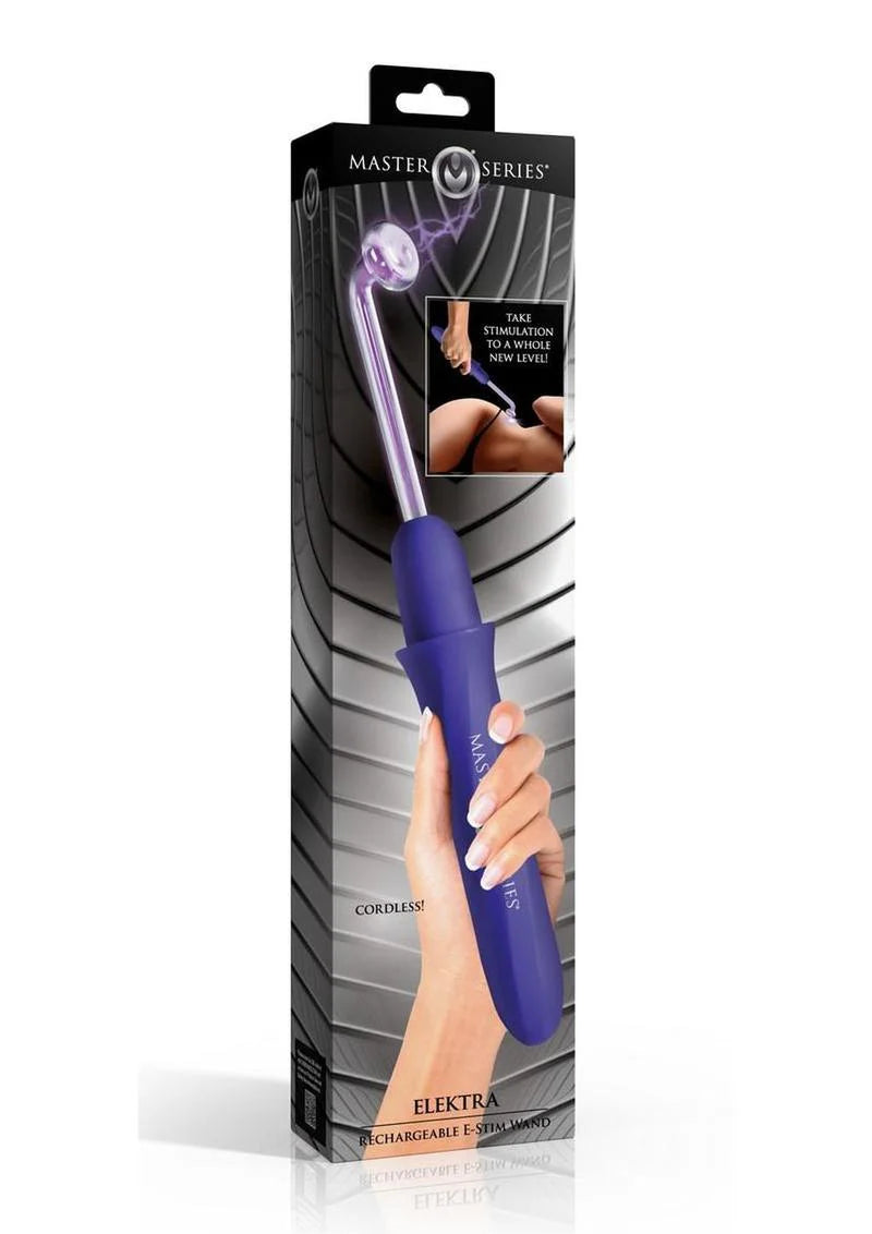 Master Series Elektra E-Stim Wand in Purple