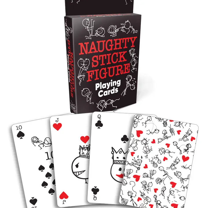 Naughty Stick Figure Playing Cards