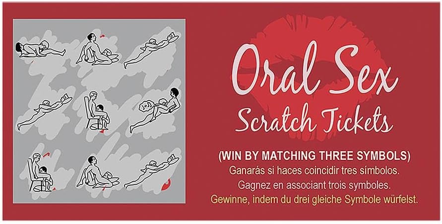 Oral Sex Scratch Tickets