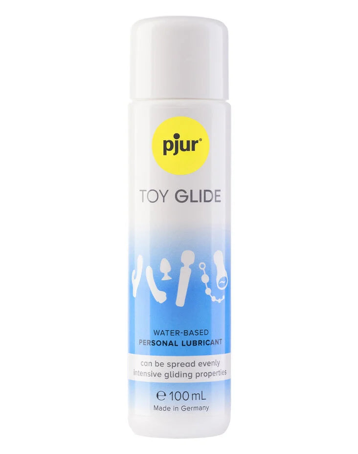 good water baced lubes for toys use pjur® TOY GLIDE Water-Based Personal Lubricant 3.4 oz | Toy Safe Lubricant Hello cake