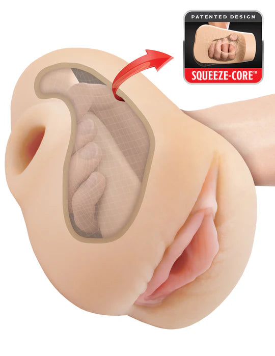 Pussy Pounder Squeeze Stroker in Flesh
