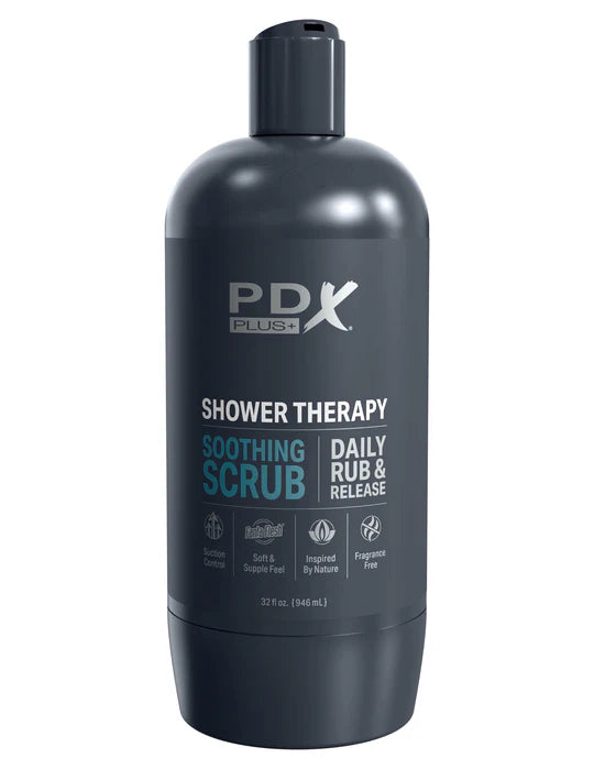 PDX Shower Therapy Soothing Scrub in Flesh