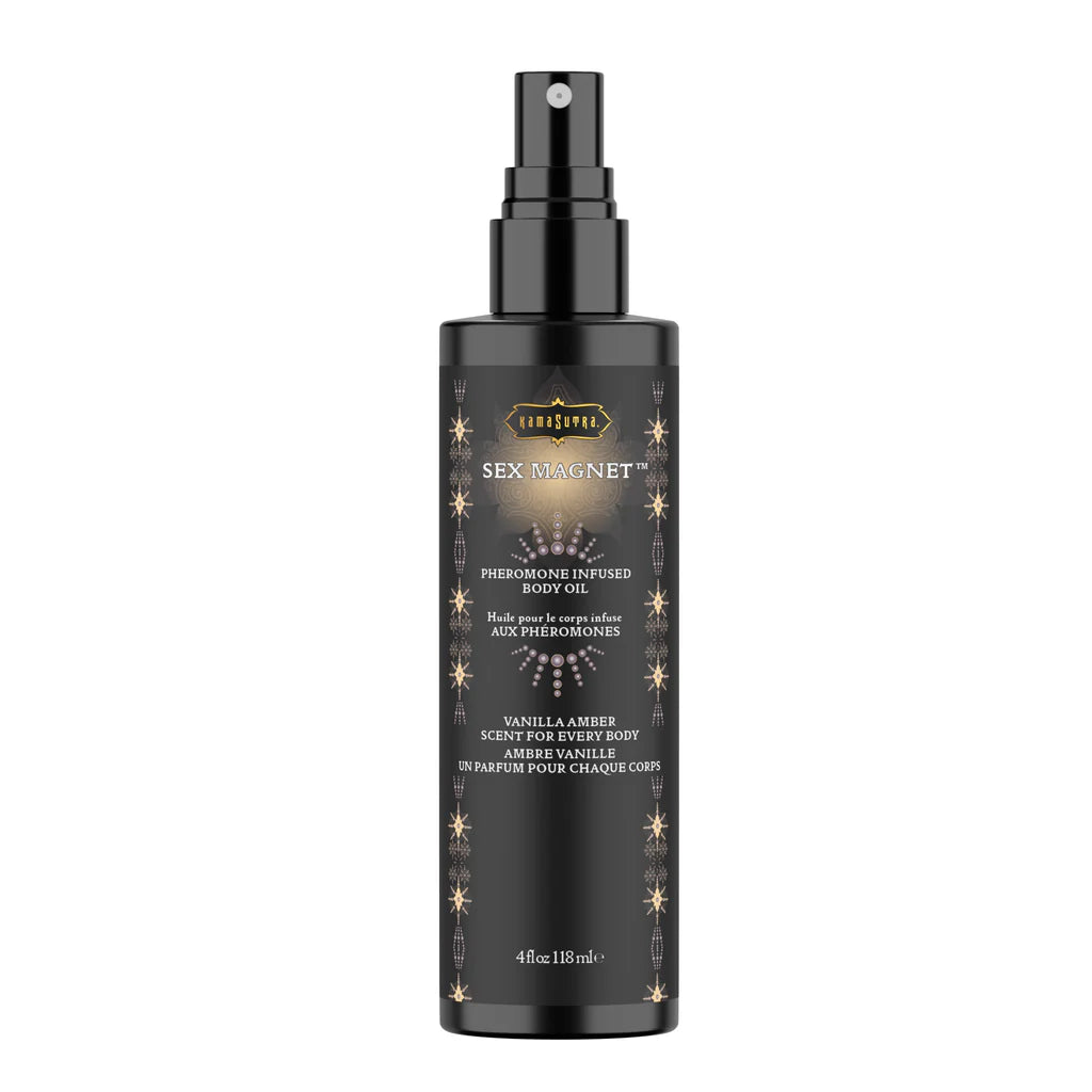 Kama Sutra Sex Magnet Pheromone Infused Body Oil Spray Vanilla Amber 2 oz