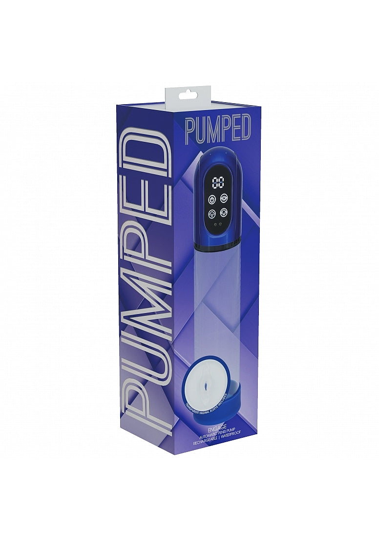 Pumped Engage Automatic Pump Masturbator Blue