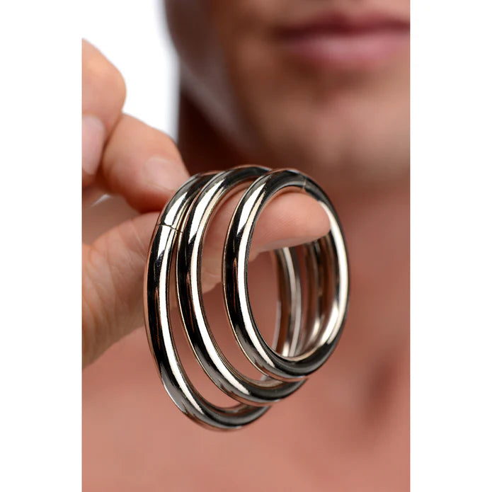 Master Series Trine Steel Ring Collection