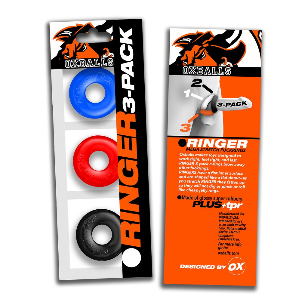 Ringer Donut C-Rings 3-Pack Multicolor