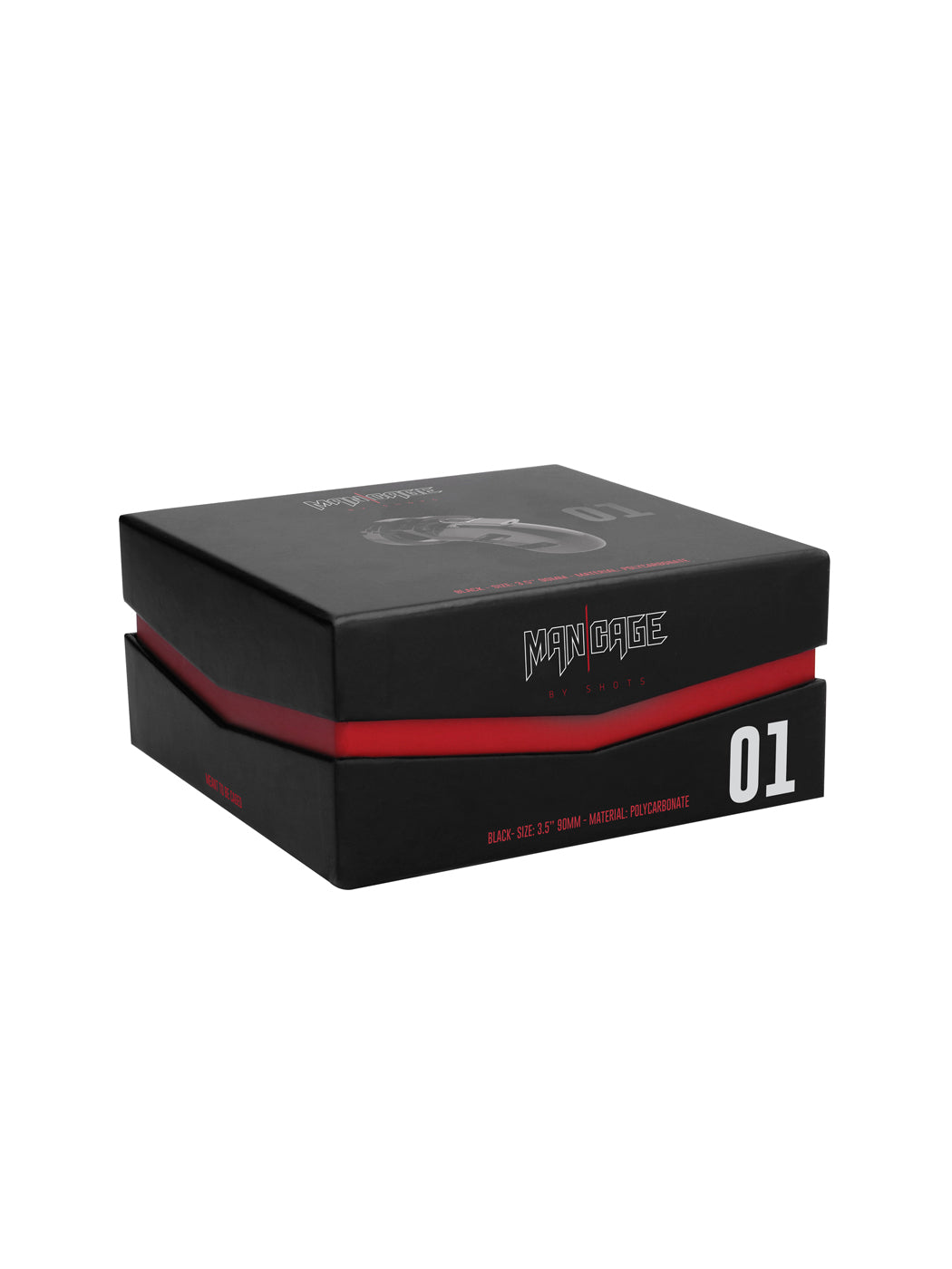 MANCAGE 3.5 Cock Cage in Clear