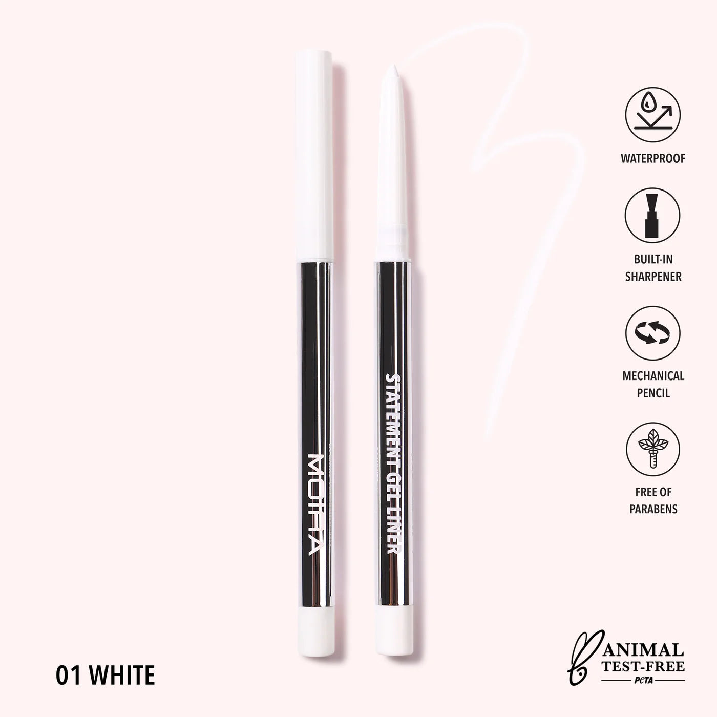Statement Gel Liner (White - 01)